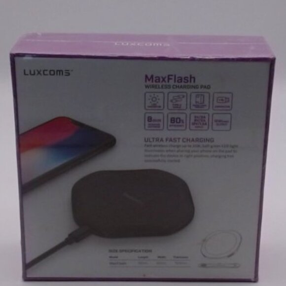 Luxcoms - MaxFlash wireless Charging Pad, 15W, **BRAND NEW IN BOX - Picture 3 of 4